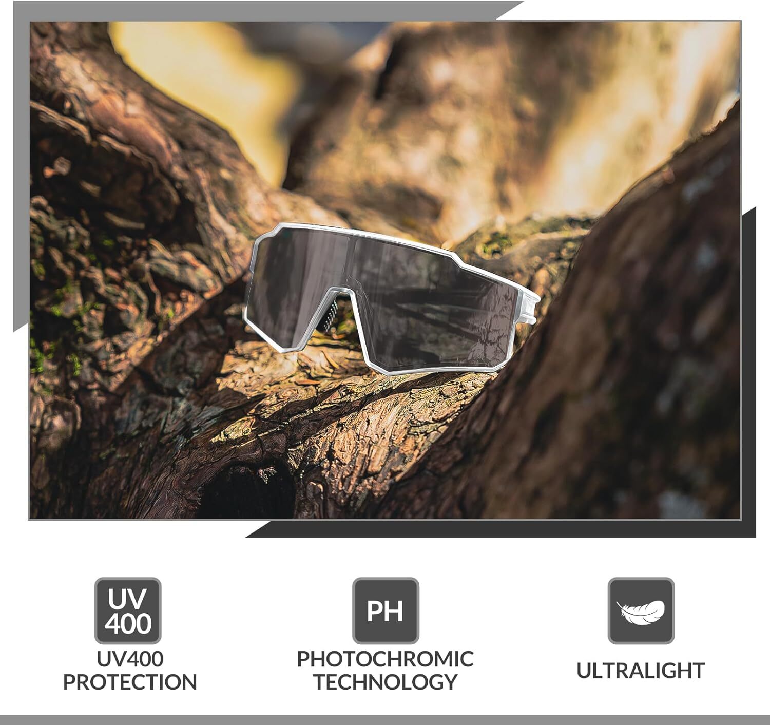 Rockbros UV400 Valokuvat, pyöräilylasit