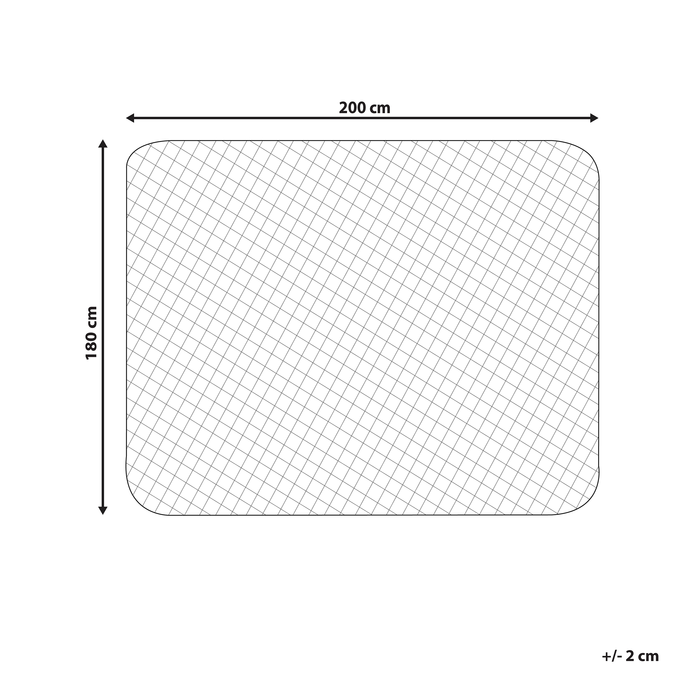 Polyesteripatjansuojus FRESHGUARD SOFT 180 x 200 cm