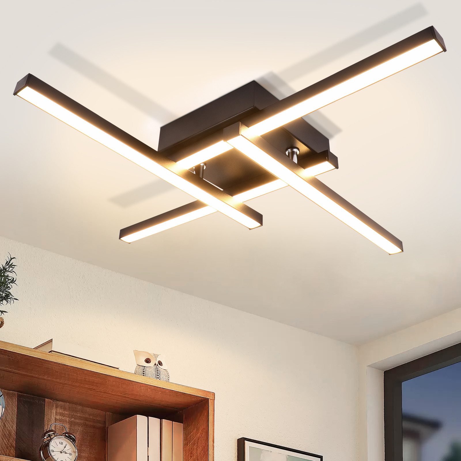 NETTLIFE LED - kattovalaisin, lämmin, valkoinen, moderni, muotoilu, 24W, 3000K