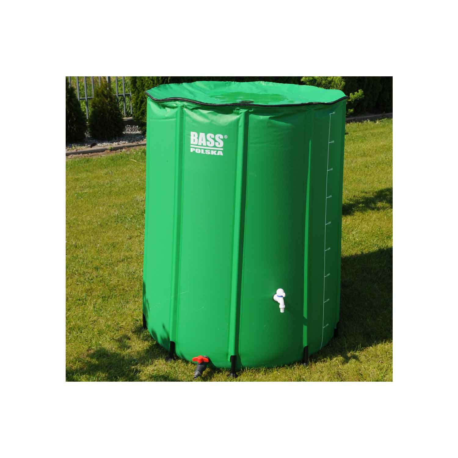 Sadevesitynnyri 1000 l, vihreä