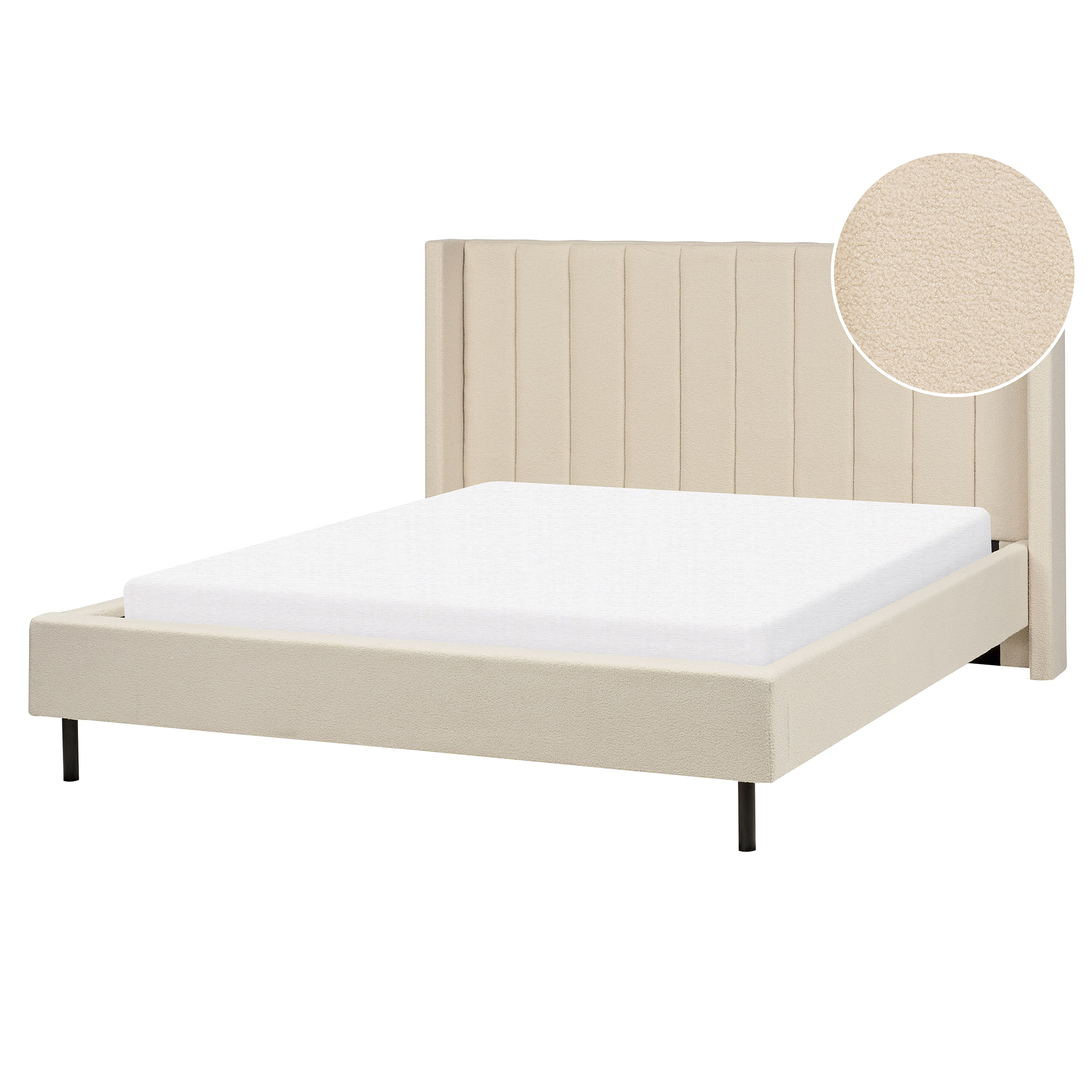 Sänky Buklee VILLETTE 160 x 200 cm Beige