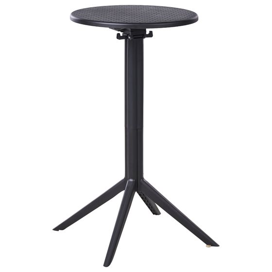 Ulkobaaripöytä LEGRENA 60 cm 60 cm Musta