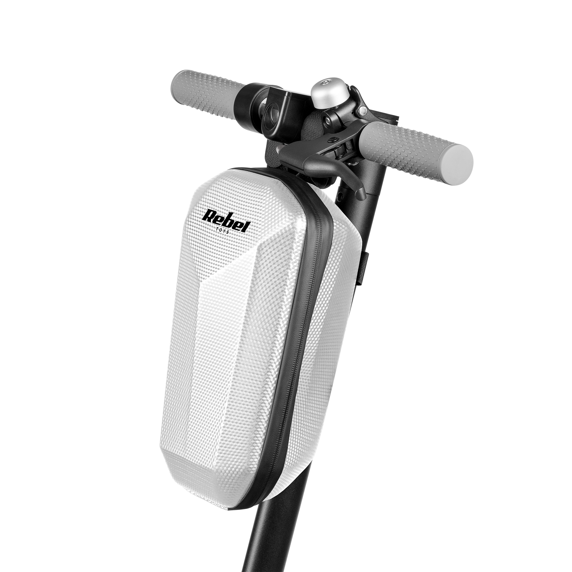 REBEL-skootterin ohjaustankolaukku, vedenpitävä, jäykistetty, 4L