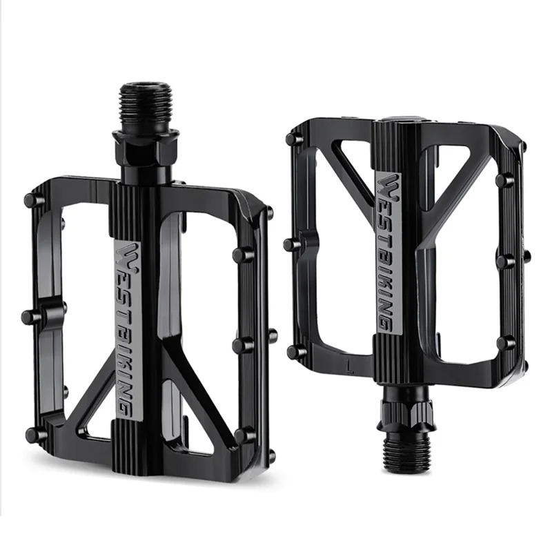 WEST BIKING YP0802126 Alumiinipedalit, kolminkertainen laakerointi, liukumattoma