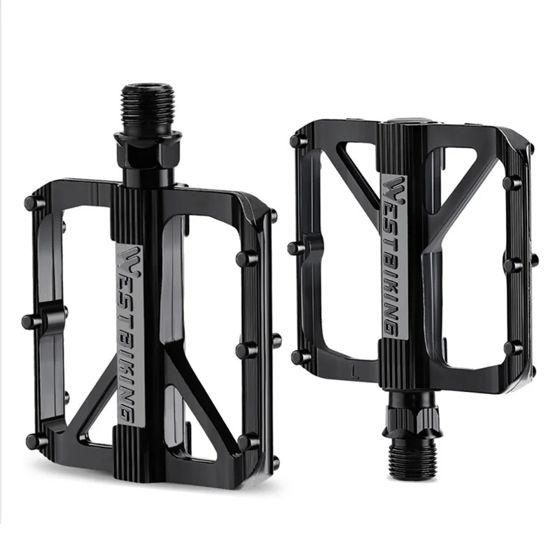 WEST BIKING YP0802126 Alumiinipedalit, kolminkertainen laakerointi, liukumattoma