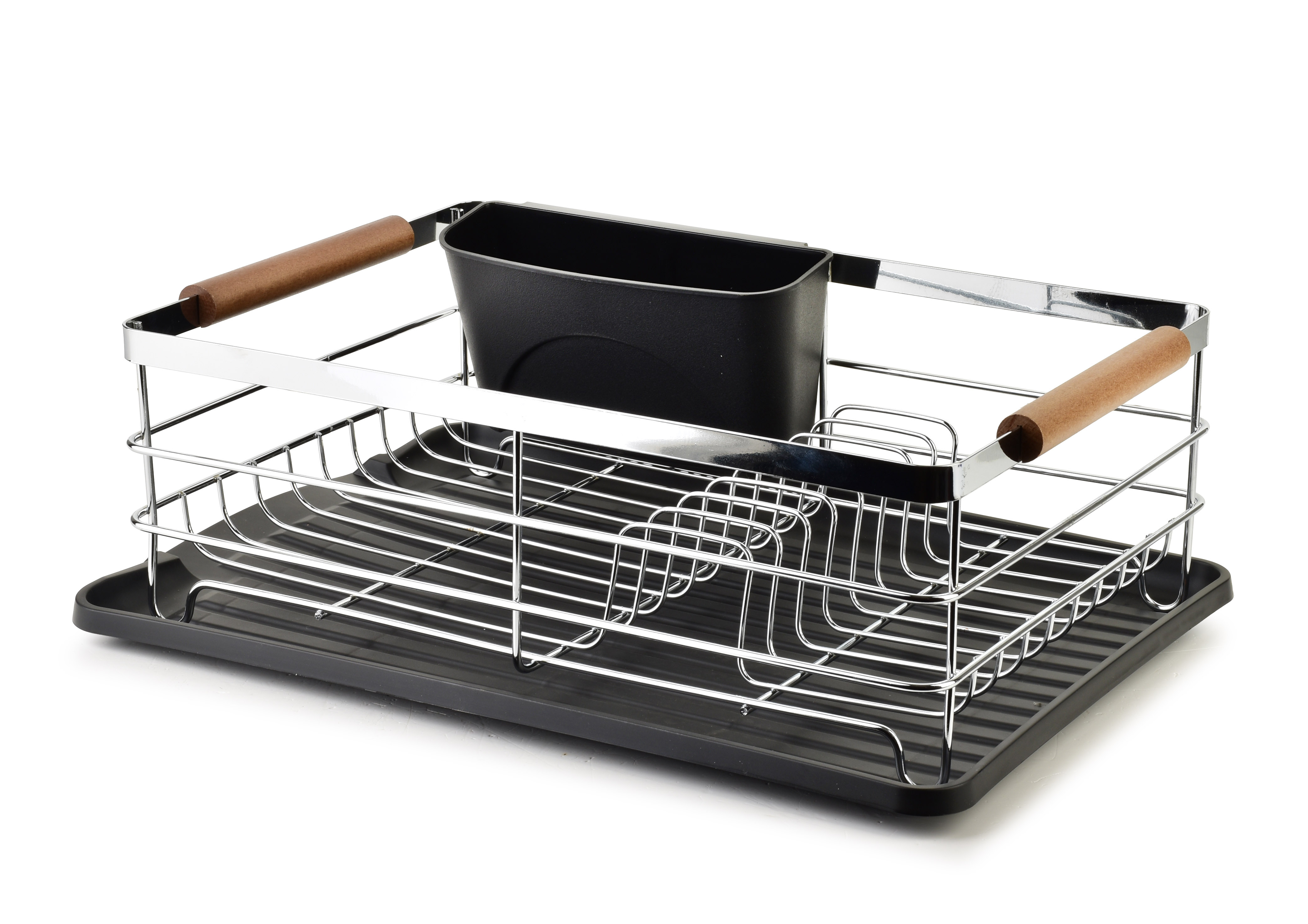 Astiateline kromimetalli BASIC KITCHEN 44x31,8x14,3 cm hopea 1 kpl