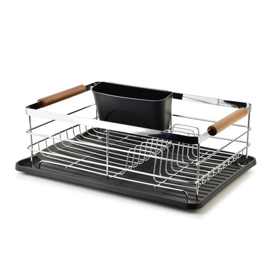 Astiateline kromimetalli BASIC KITCHEN 44x31,8x14,3 cm hopea 1 kpl