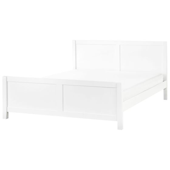 Sänky puu CHAMPAGNAT 180 x 200 cm Valkoinen