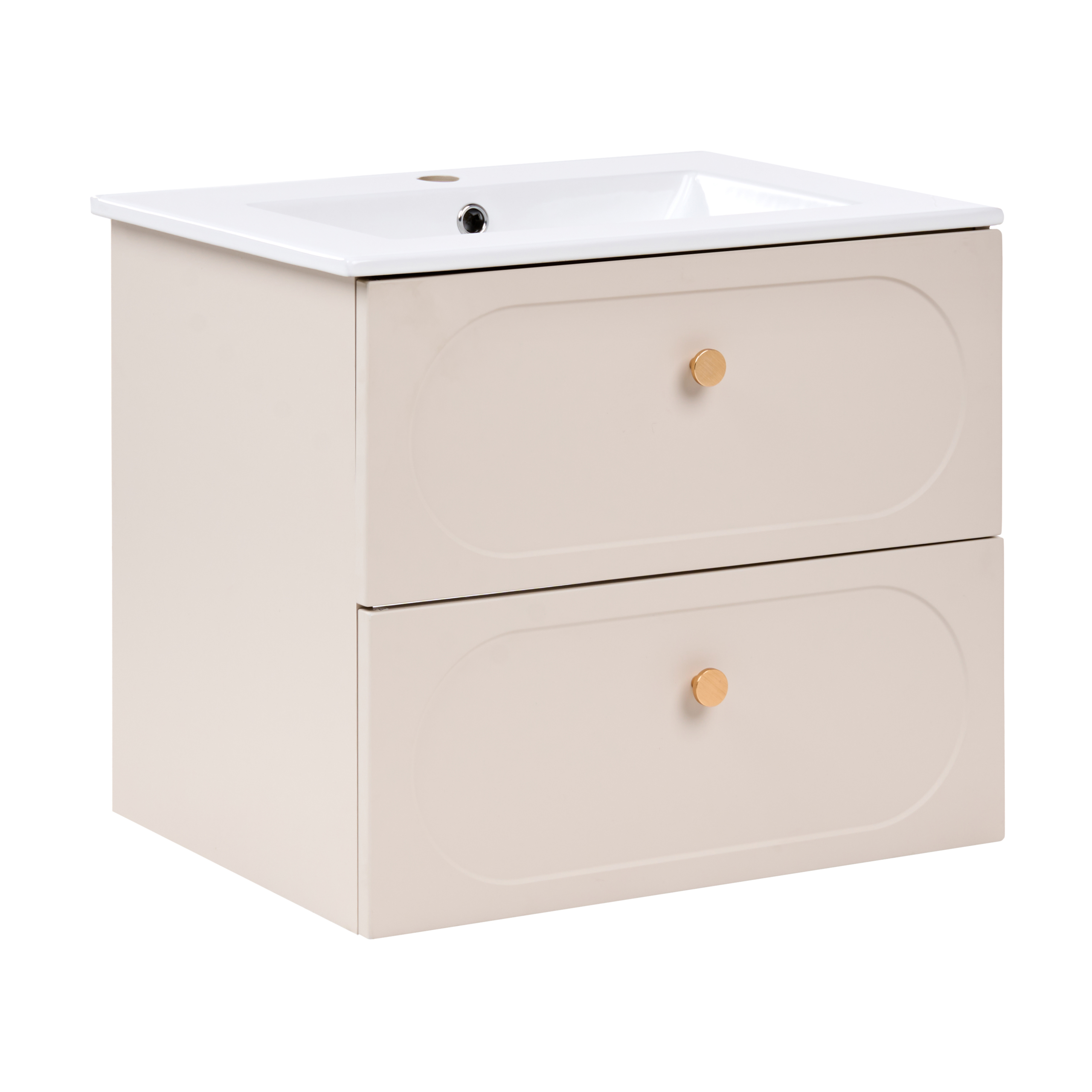 Seinäallaskaappi altaalla TARUMIR 60 cm Beige