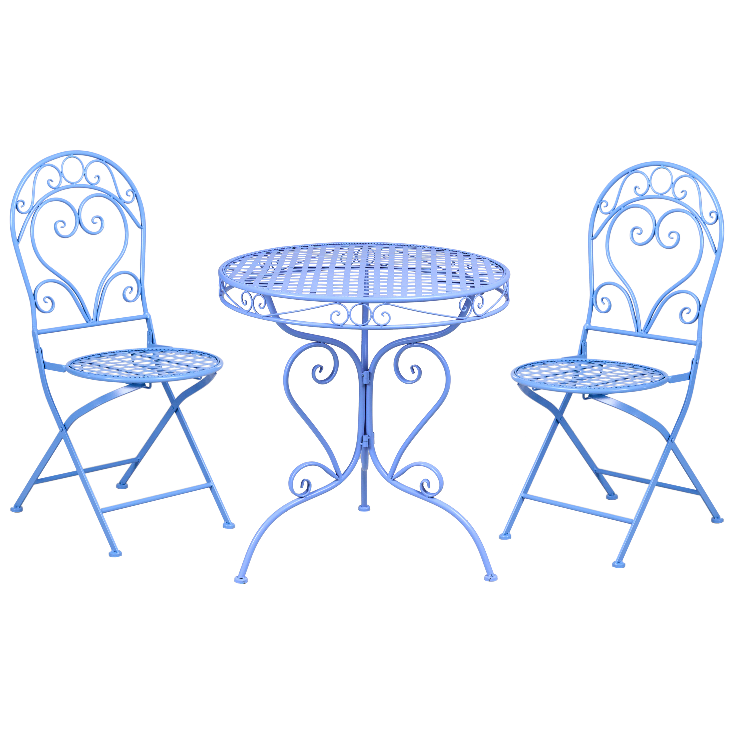 Bistrosetti ALBINIA metalli Sininen