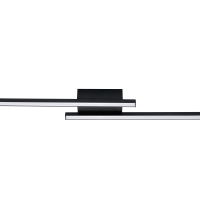 NETTLIFE LED-kattovalaisin, 12 W, 62 cm musta
