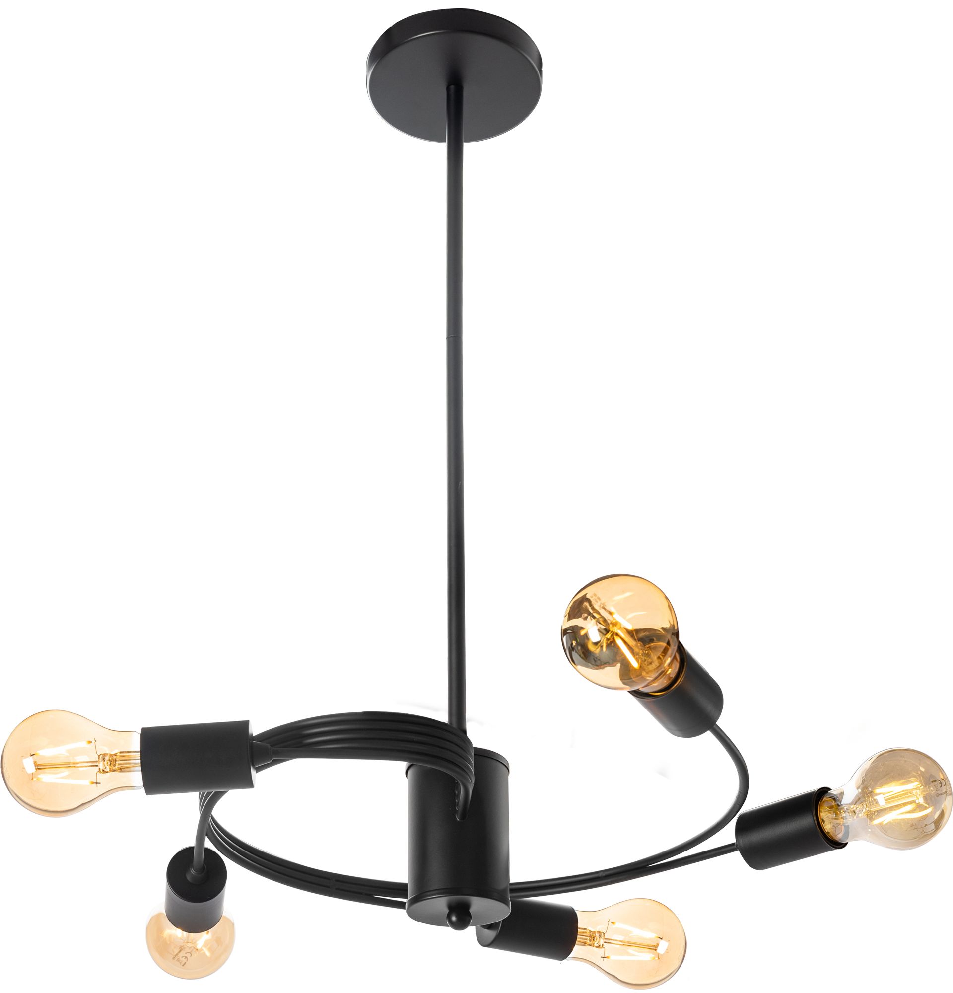TOOLIGHT riippuvalaisin APP739-5CP Musta, 38x38x73cm