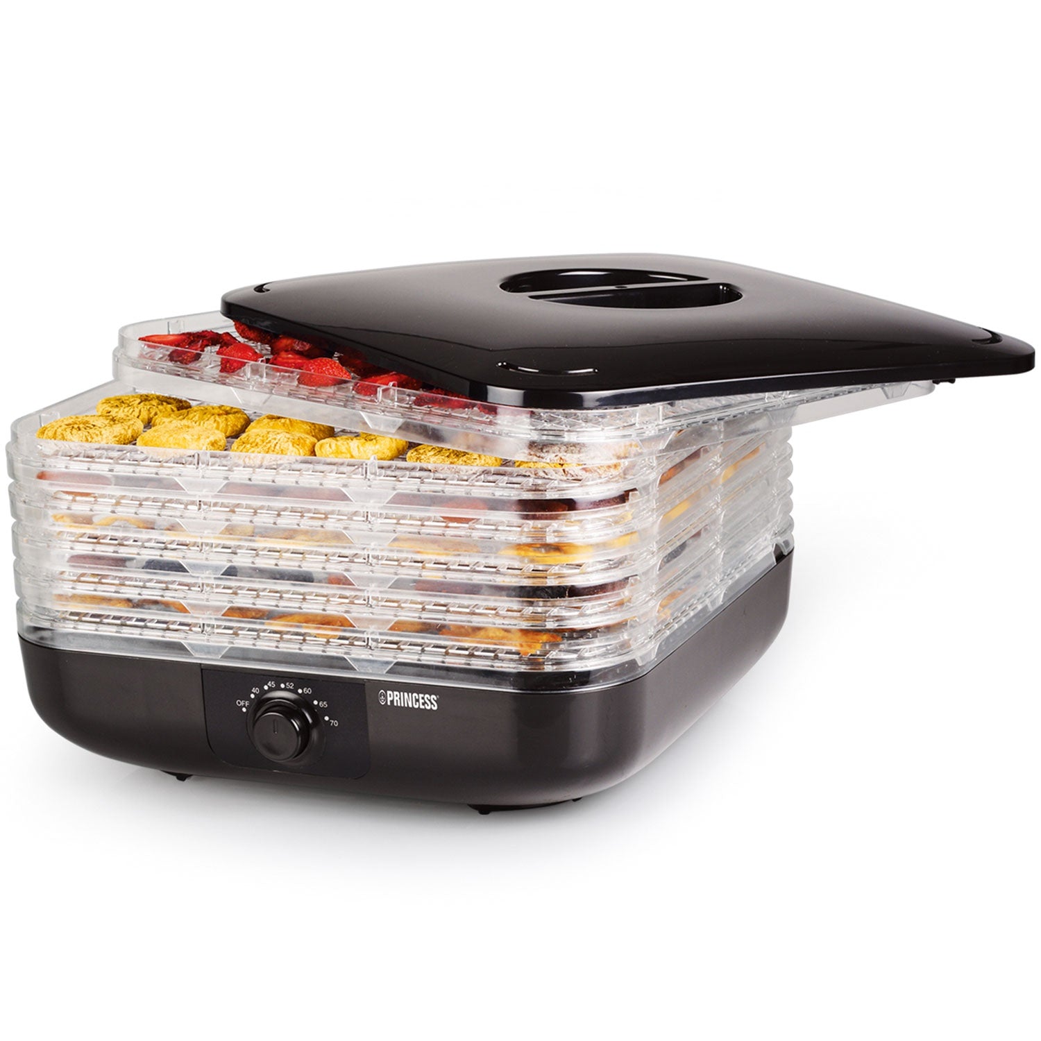 Sienikuivain 6 tason termostaatilla