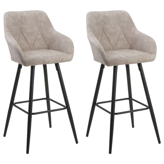 Baarituolisetti 2 kpl DARIEN Beige