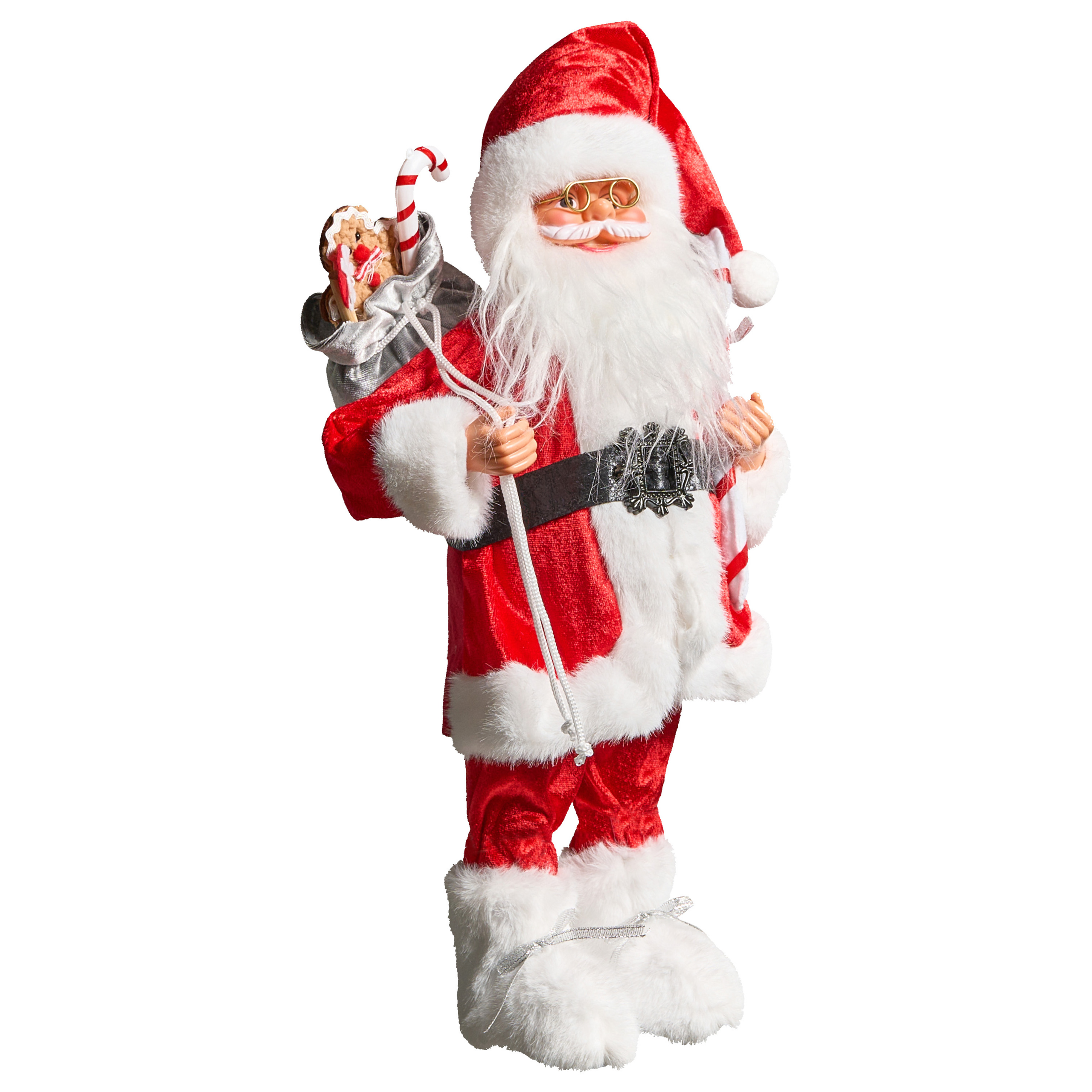 Joulukoriste ORMSAVATNET Joulupukki 45 cm Punainen