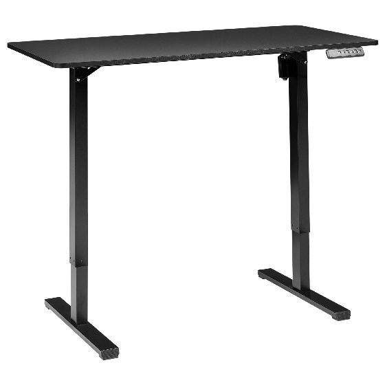 Sähkösäädettävä työpöytä TAVARES Musta 120 cm 60 cm