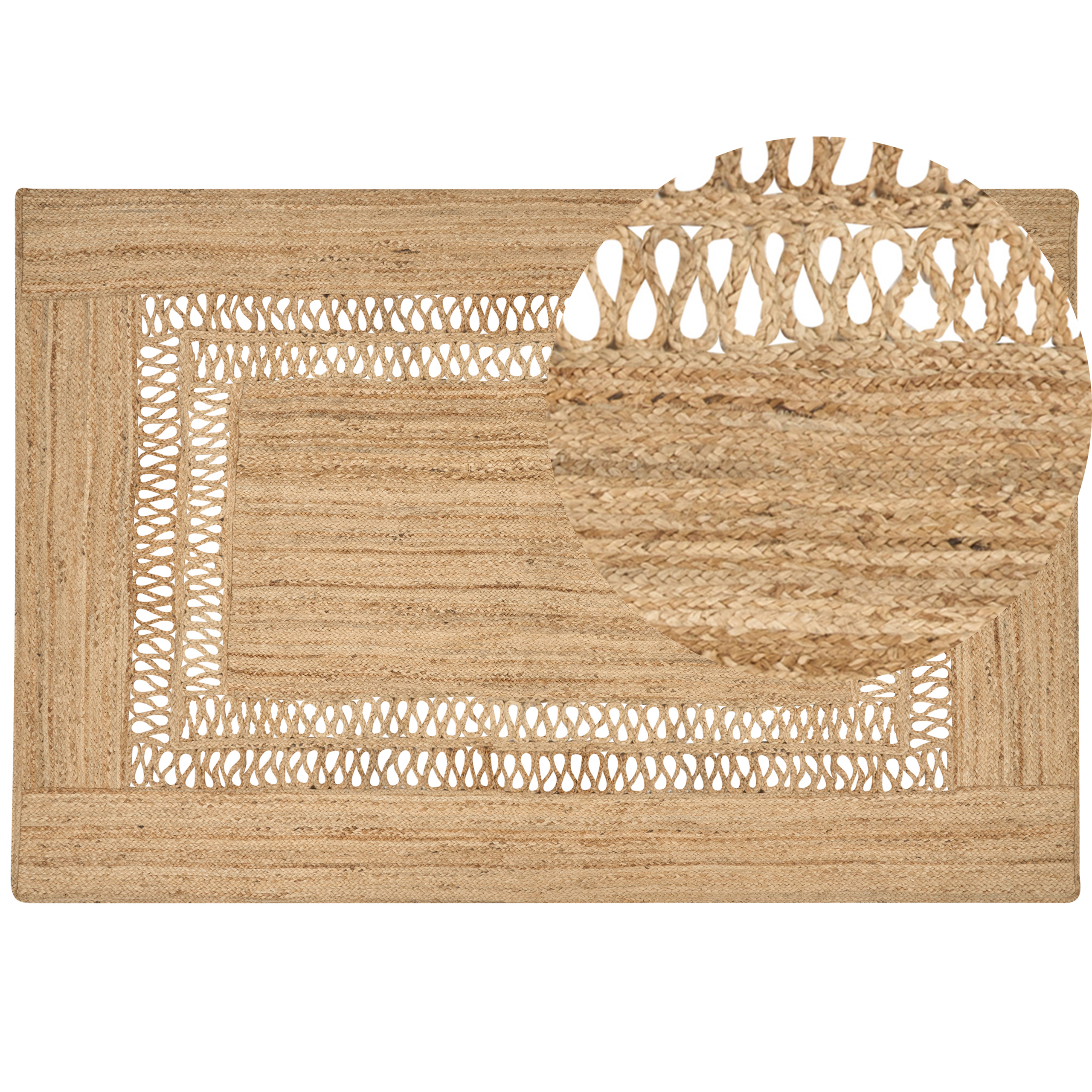 Matto YENIKOY Beige 200 x 300 cm Juutti