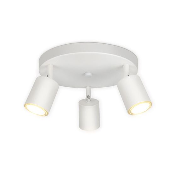 NETTLIFE LED - kattovalaisin käytävään, kattovalaisin olohuoneeseen, 3 pyöreää valkoista GU10- lamppua