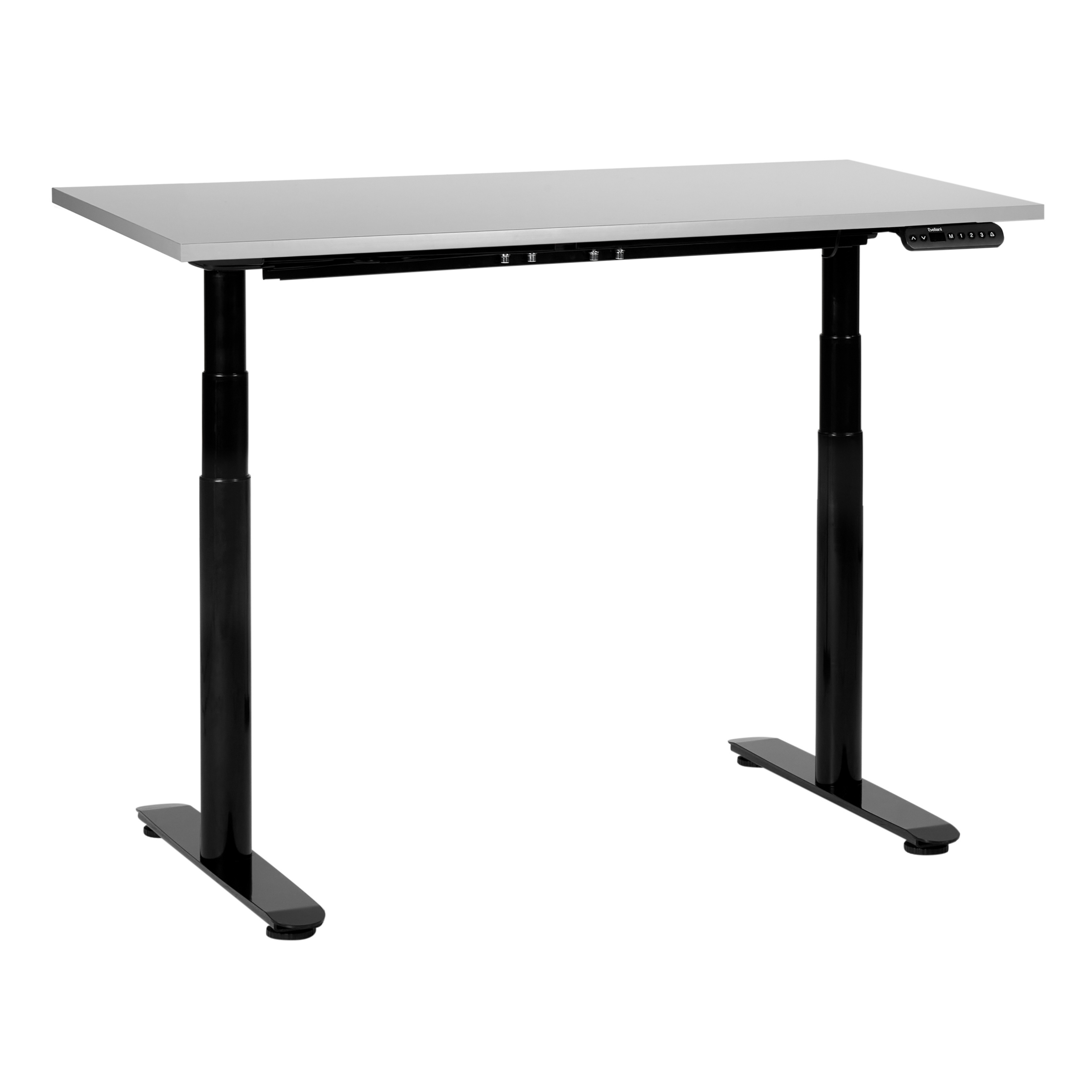 Sähkösäädettävä työpöytä DESTINAS Harmaa/musta 120 cm 72 cm