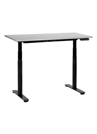 Sähkösäädettävä työpöytä DESTINAS Harmaa/musta 120 cm 72 cm