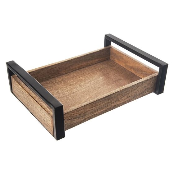 MANGO puinen tarjoilualusta 30,5 x 22 cm