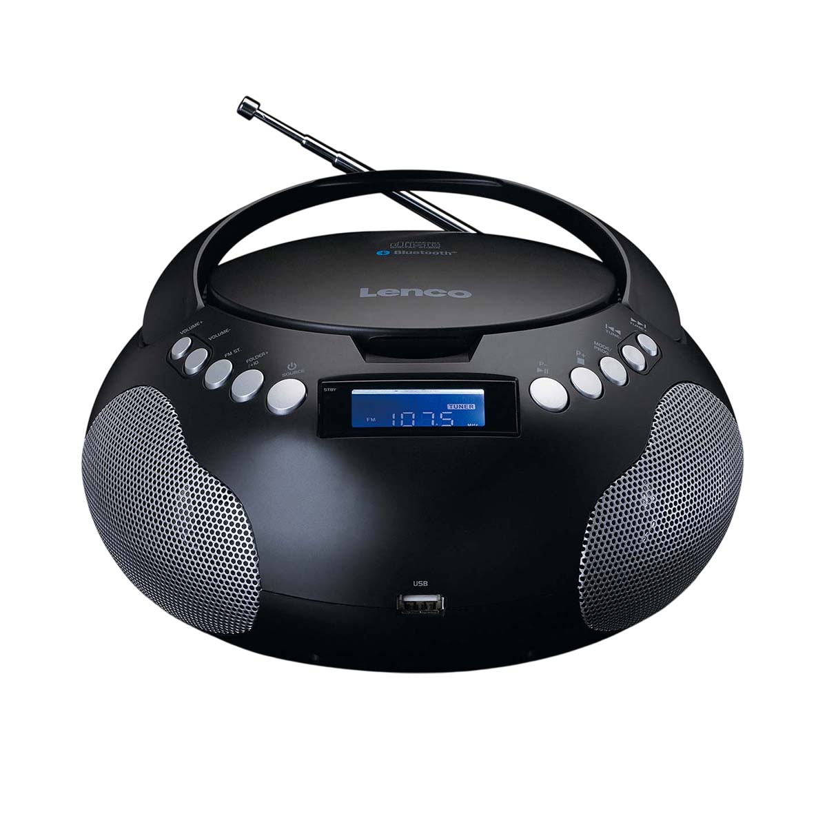 Langaton Radio Bluetooth/CD/MP3/USB, Malli SCD-331 Kantokahvalla
