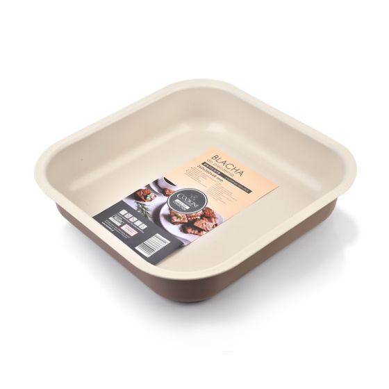 Uunivuoka teräs Cookini Delicate 26x26x6 cm Caffe Creme 1 kpl