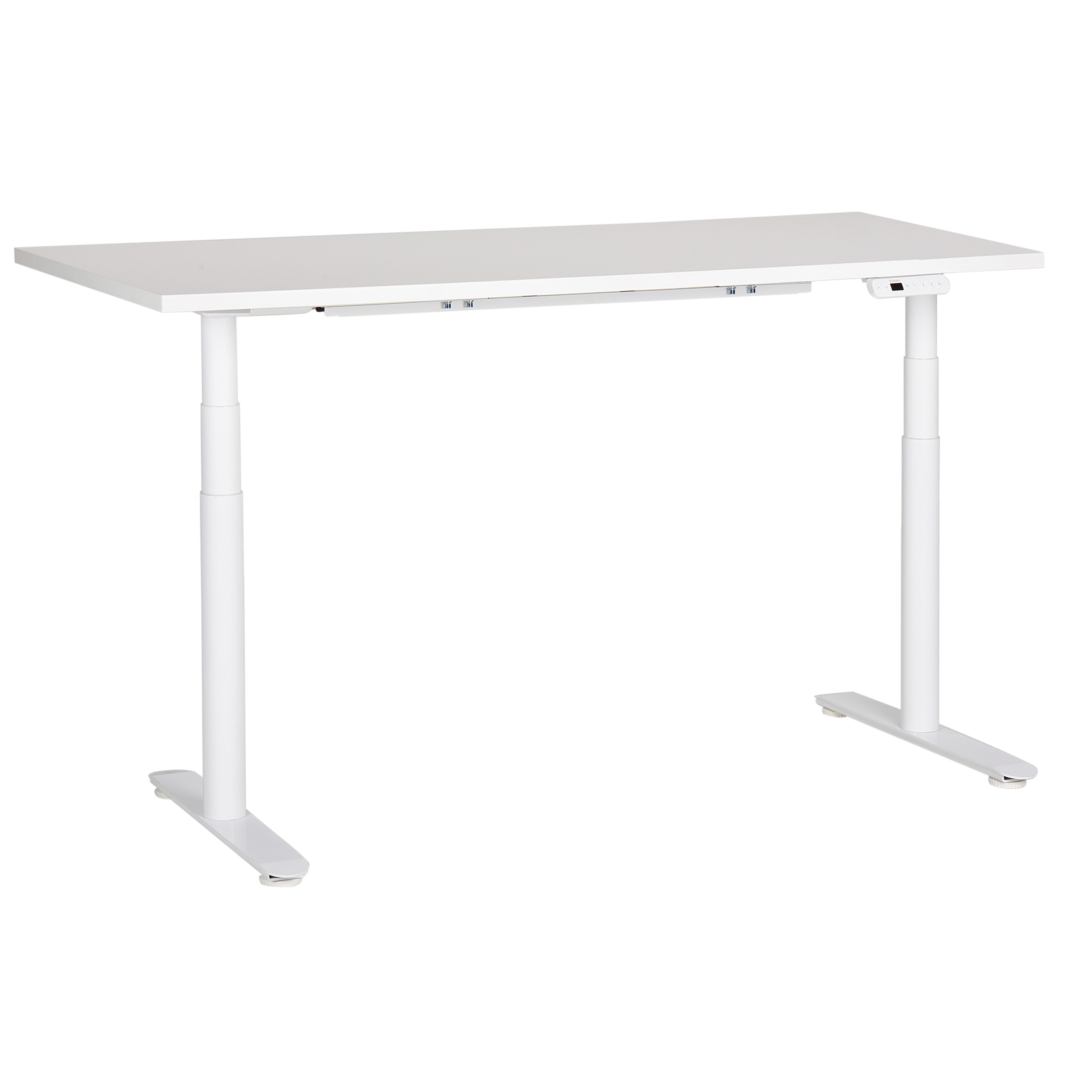 Työpöytä sähkösäädettävä DESTINAS 160 cm 72 cm Valkoinen