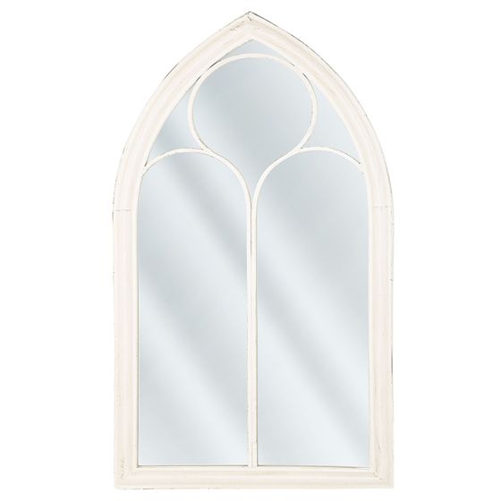 Seinäpeili TRELLY 62 cm 113 cm metalli Valkoinen