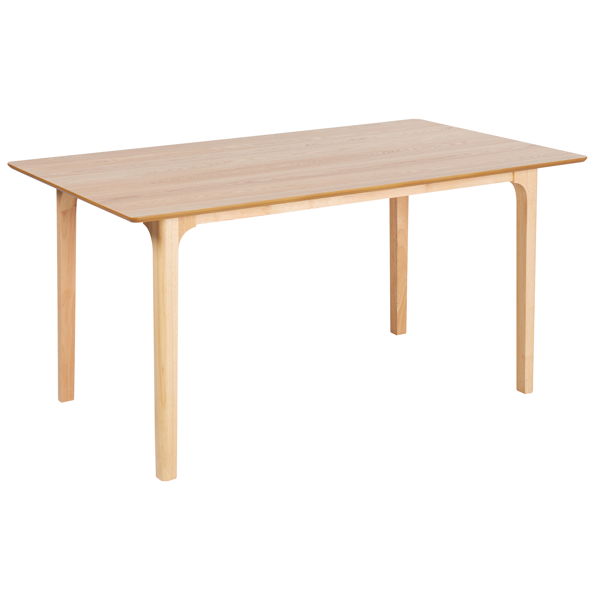 Ruokapöytä DELMAS Vaalea saarniviilu 160 cm 90 cm