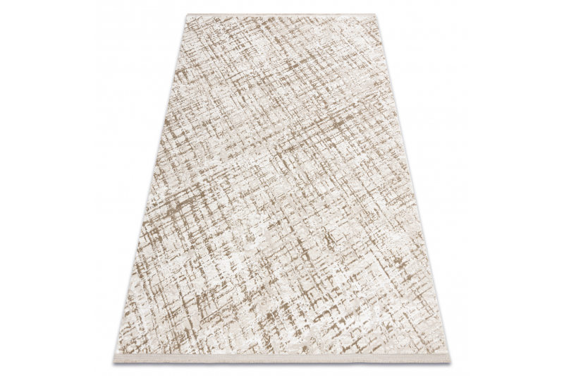 Moderni matto DUKE 51550 beige / kerma - Säleikkö, erittäin pehmeä,