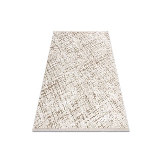 Moderni matto DUKE 51550 beige / kerma - Säleikkö, erittäin pehmeä,