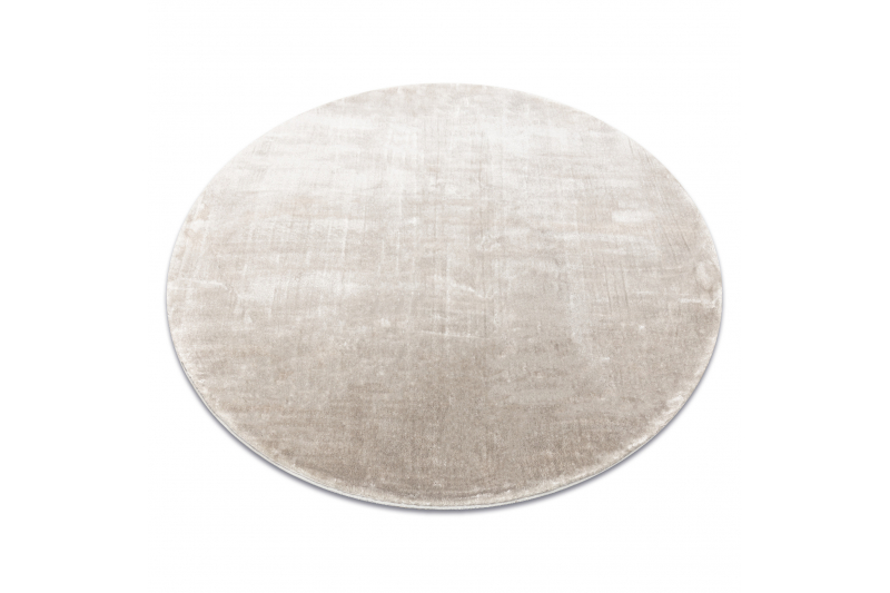 Matto VISCO pyöreä hopea 3 pehmo, jäljitelmä kanin turkista