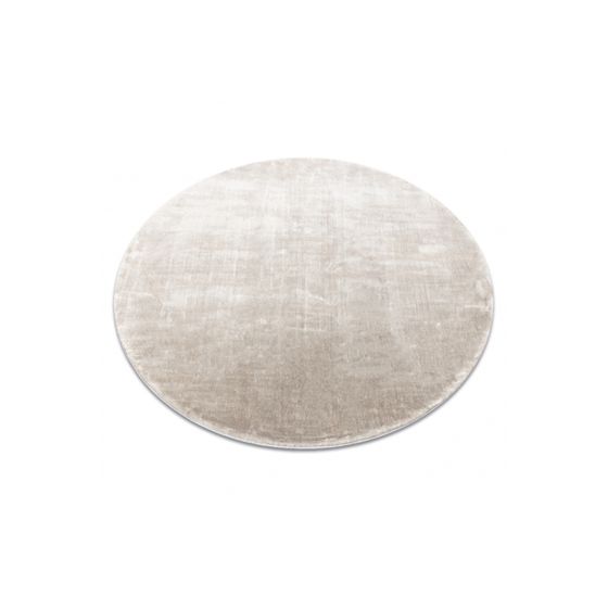 Matto VISCO pyöreä hopea 3 pehmo, jäljitelmä kanin turkista