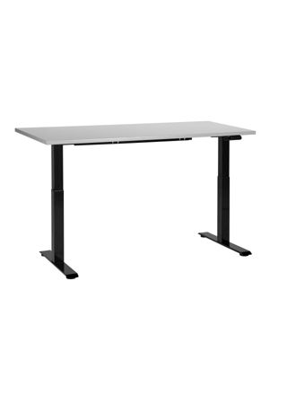 Sähkösäädettävä työpöytä DESTINES Harmaa/musta 160 cm 72 cm
