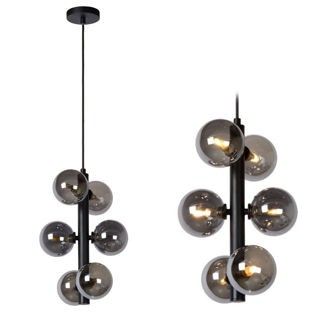 TOOLIGHT riippuvalaisin APP1163-6CP musta harmaa, 46X37X46CM