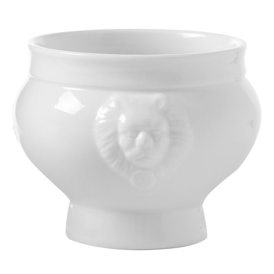 LIONHEAD-keittokulho, valkoista posliinia, 0,5L - Hendi 784754