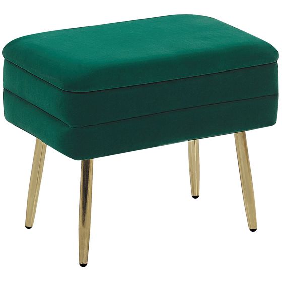 Säilytyspenkki ODESSA sametti Tummanvihreä