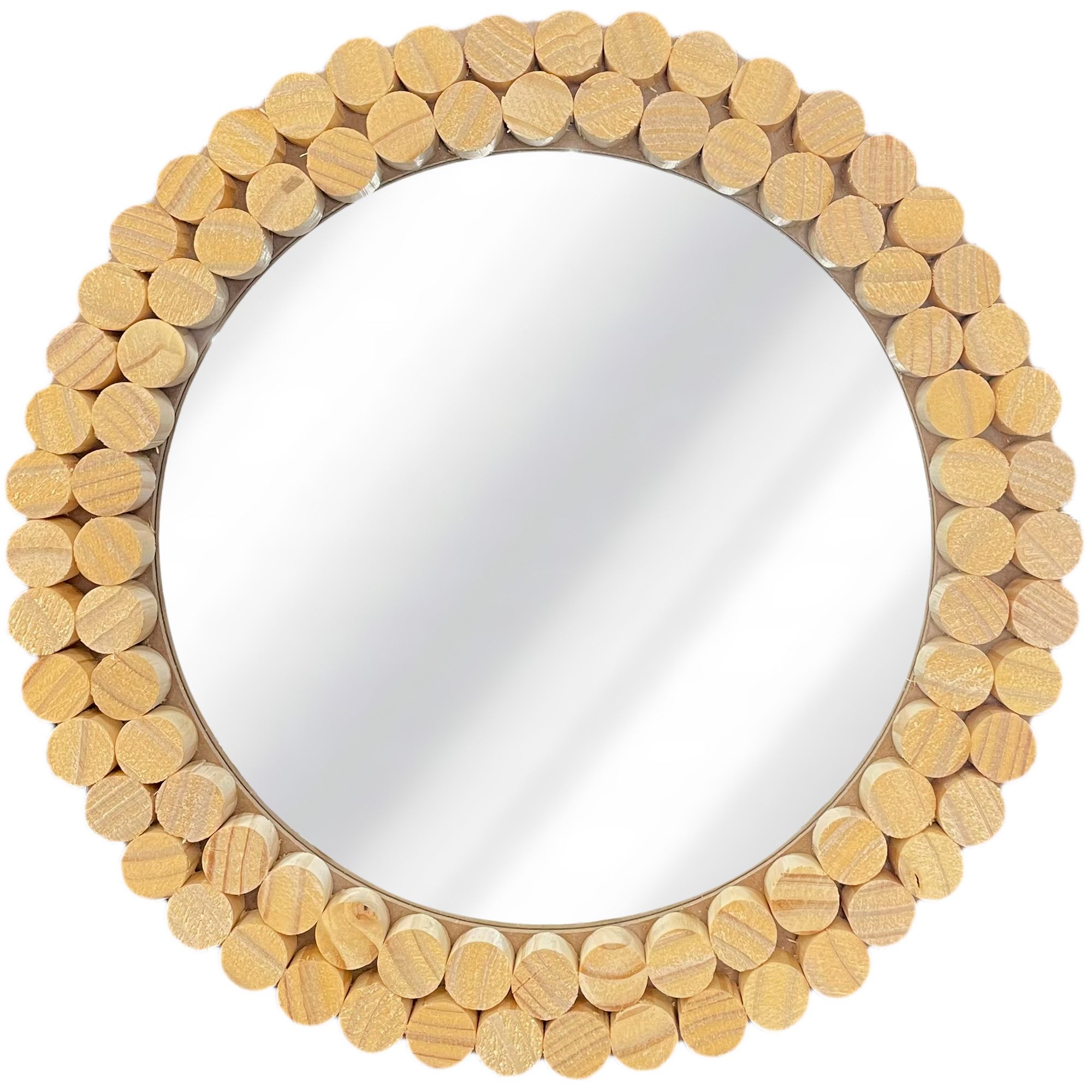 TUTUMI Boho-seinäpeili KLNA-MR01 36 beige