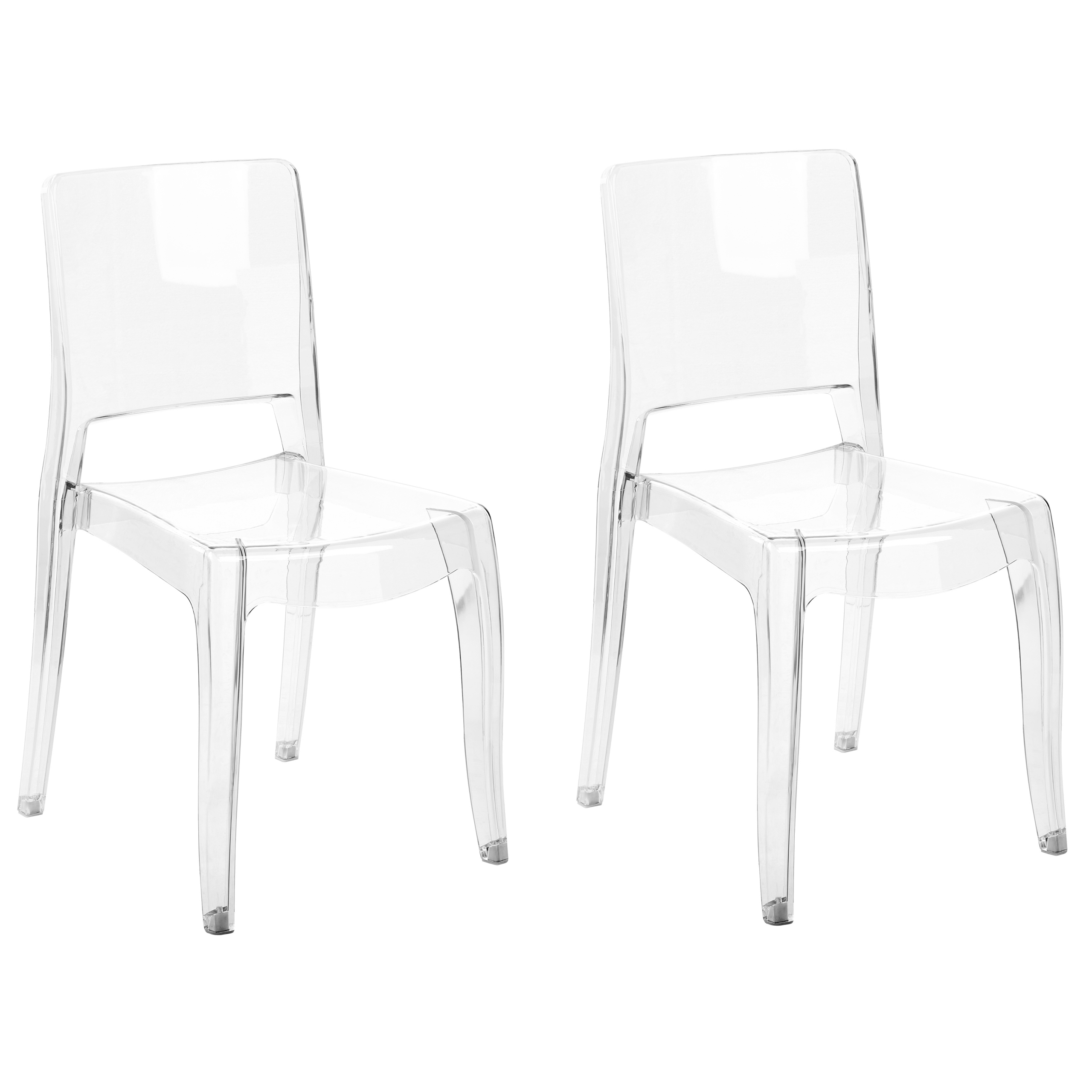 Ruokatuolisetti 2 kpl WESTBRIDGE II Kirkas