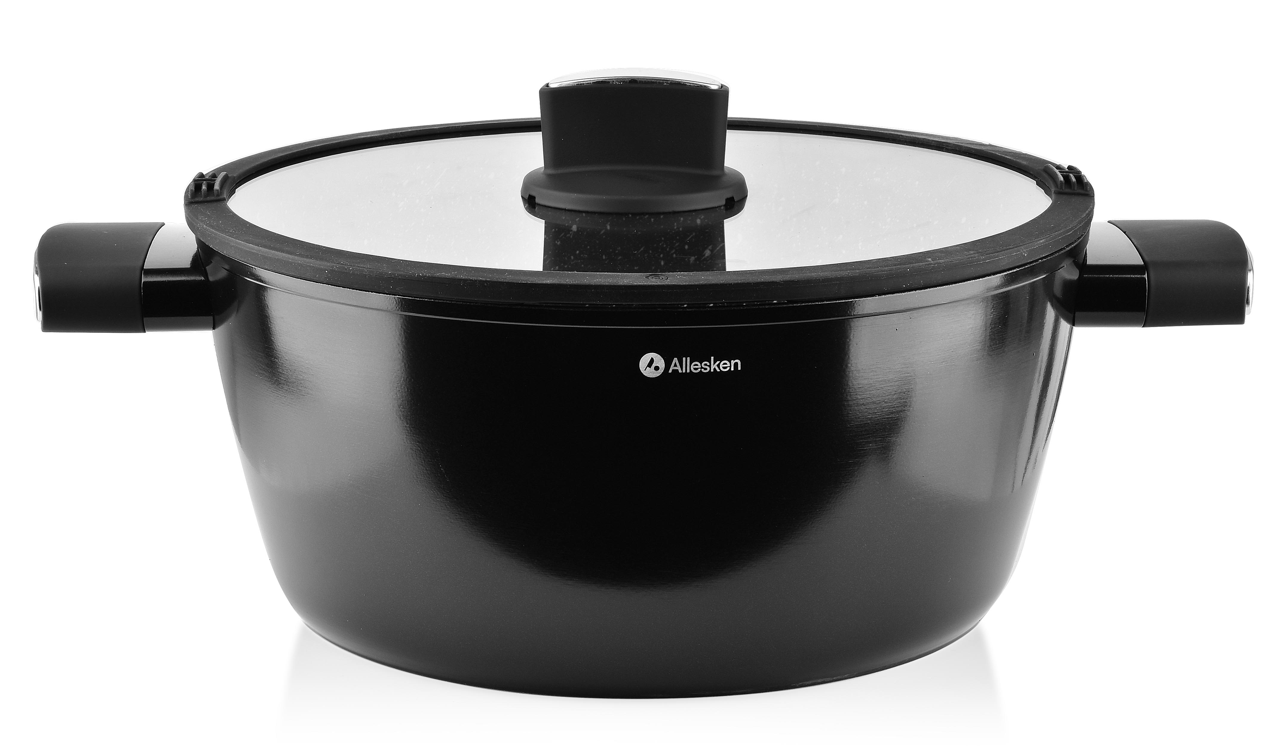 kattila alumiini Allesken Valerian 28x13 hopea 1kpl