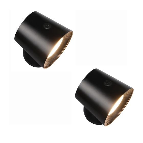 NETTLIFE 2Kpl:n, setti sisäkäyttöön, tarkoitettu metallinen, häkkiseinävalaisin, himmennettävä, moderni, 360° säädettävä, metallinen Kattovalaisin