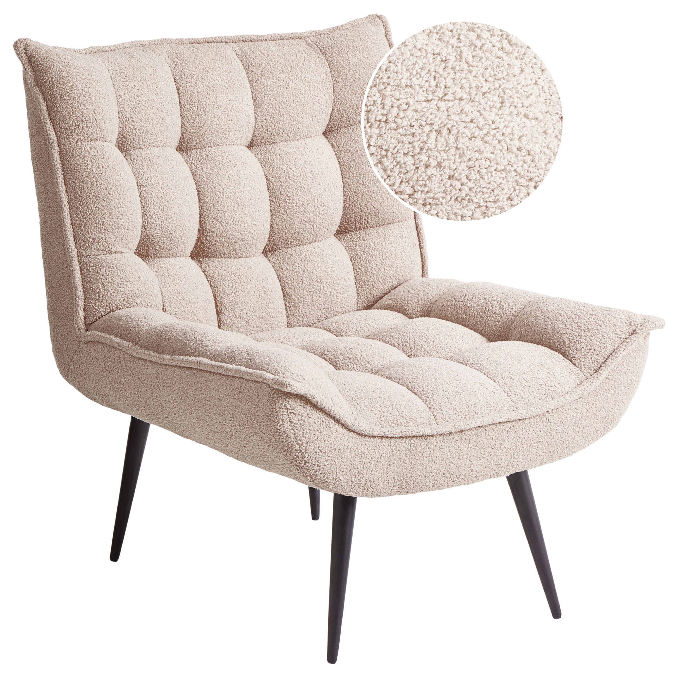 Nojatuoli ALVESTA buklee Beige