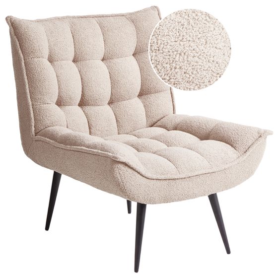 Nojatuoli ALVESTA buklee Beige