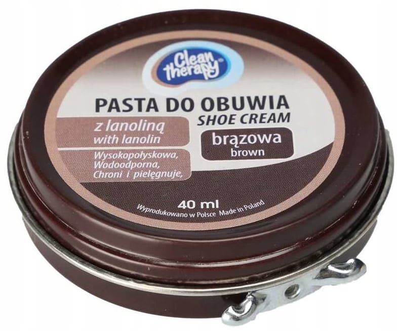 Ruskea kenkävoide 40 ml vedenpitävä