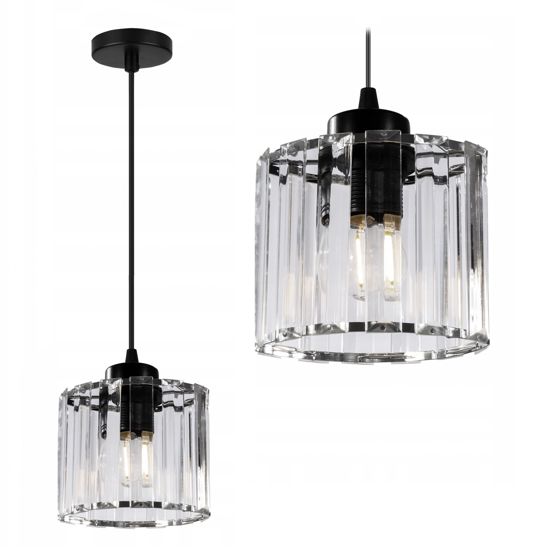 TOOLIGHT riippuva kattovalaisin APP511-1CP musta, 102x13x12cm