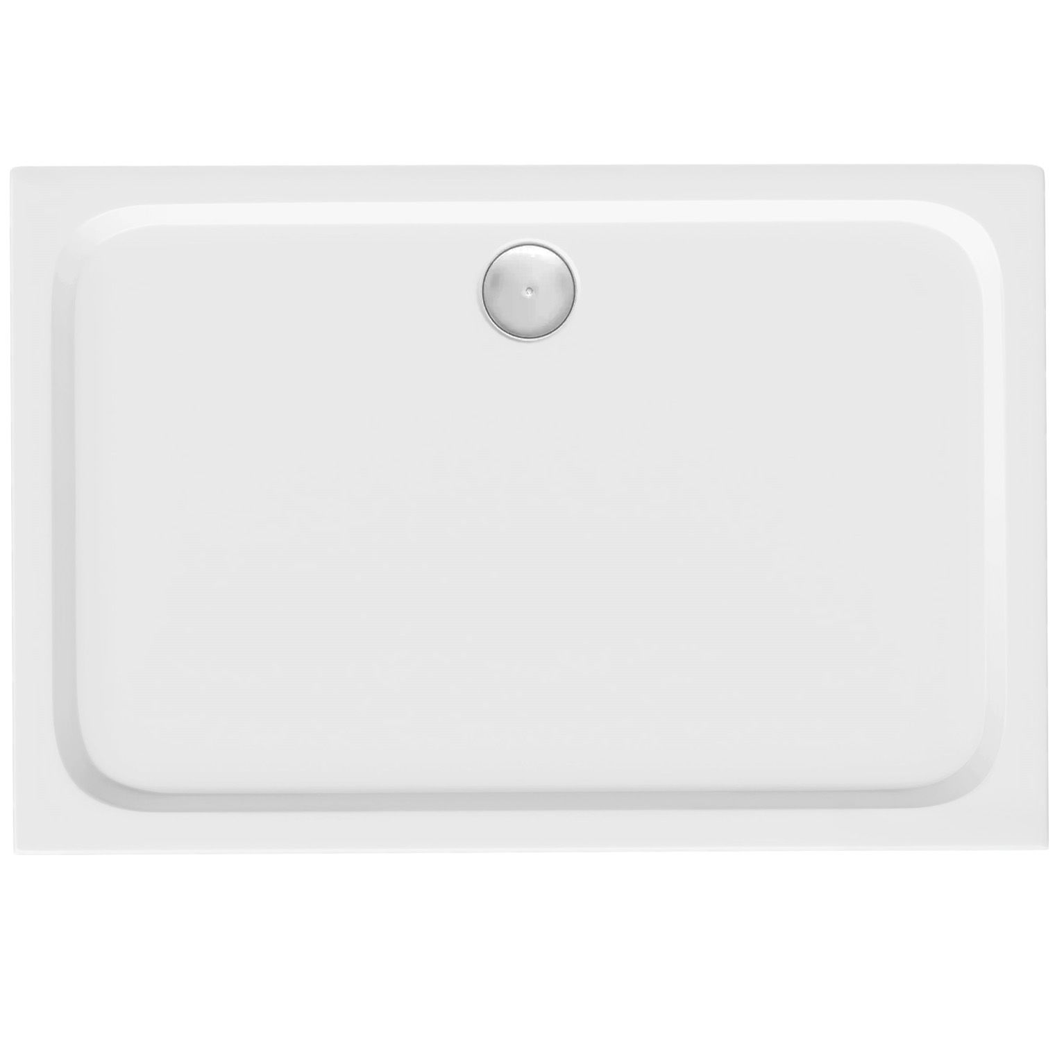 REA suihkuallas BELMOND 80X100 valkoinen, 80X100X5CM