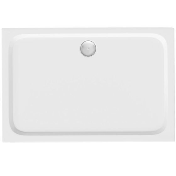 REA suihkuallas BELMOND 80X100 valkoinen, 80X100X5CM