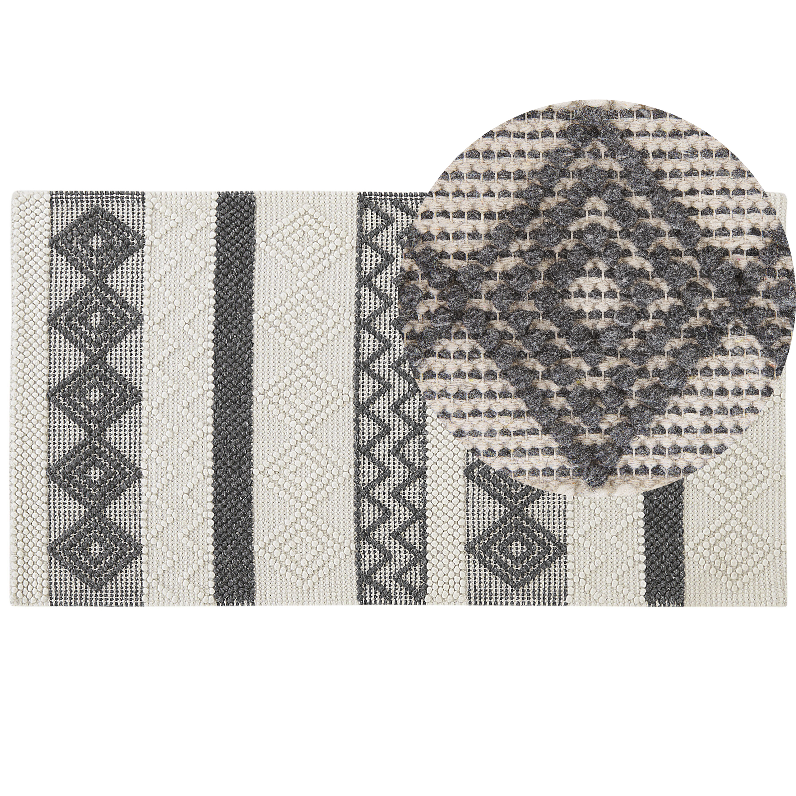 Matto DAVUTLAR Vaaleanbeige 80 x 150 cm Villa