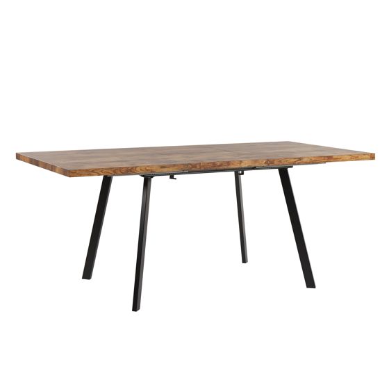 Jatkettava ruokapöytä HARLOW Tummanruskea 140/180 cm 90 cm